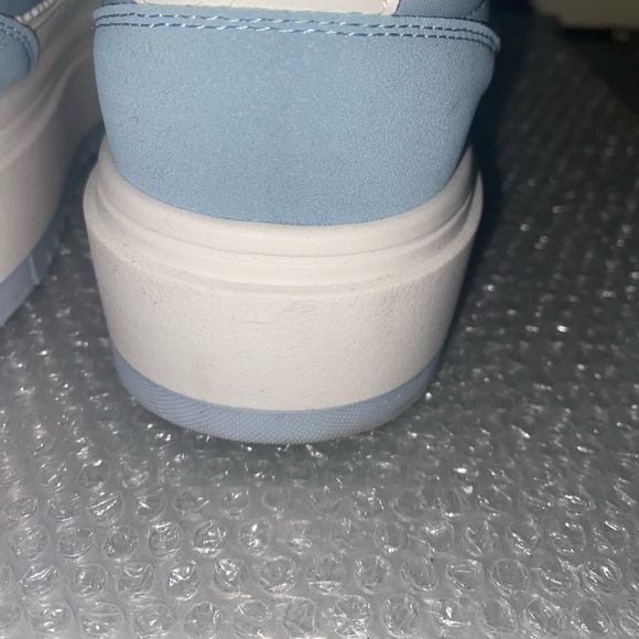 NaNa Light Blue & White Platform Sneakers, Size 6.5 - Picture 13 of 17